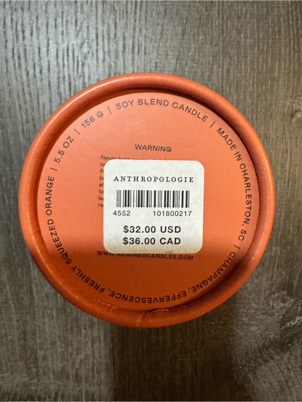 NWT Anthropologie Rewind Fruity Mimosa Glass Candle - Picture 4 of 5